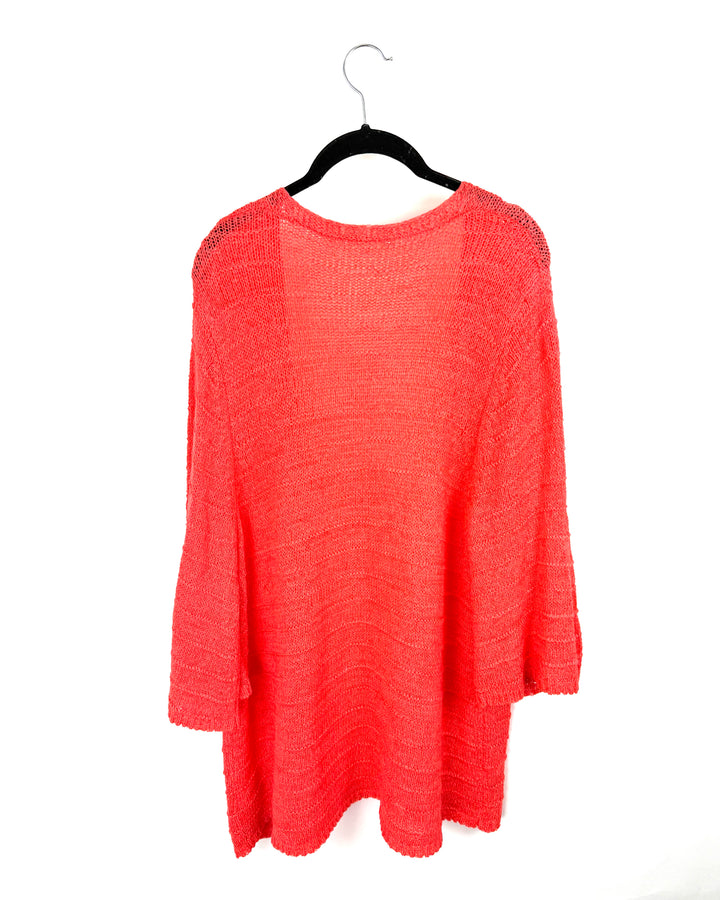 Coral Knit Cardigan - Large