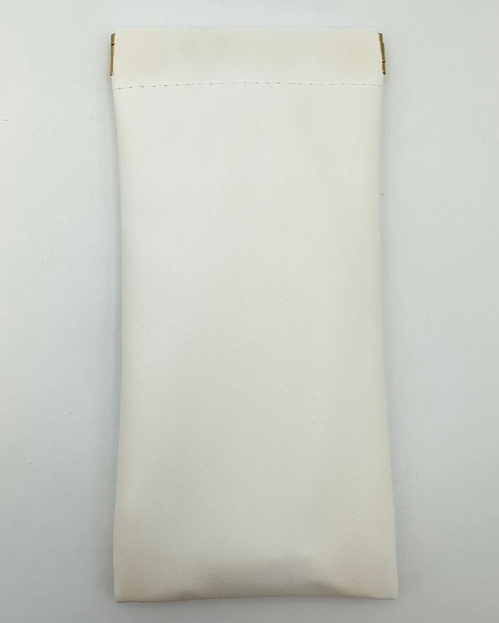 White Soft Sunglass Case