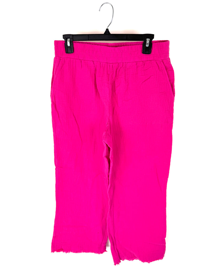 Pink Wide Leg Pant - Size 6/8