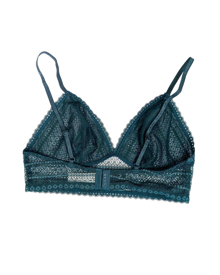 Forest Green Padless Bralette- Medium
