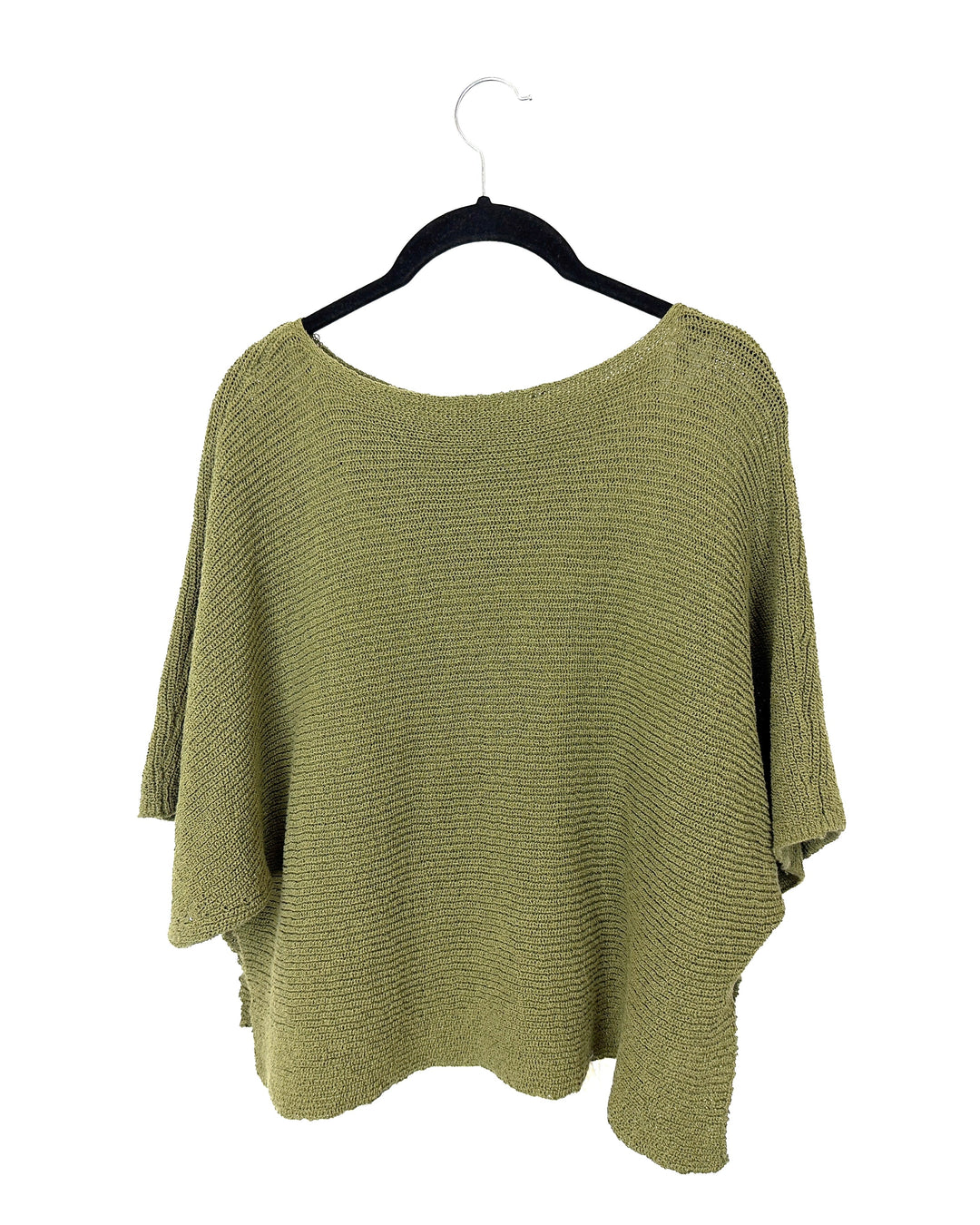 Olive Layered Lace Knit Top - Size 4/6