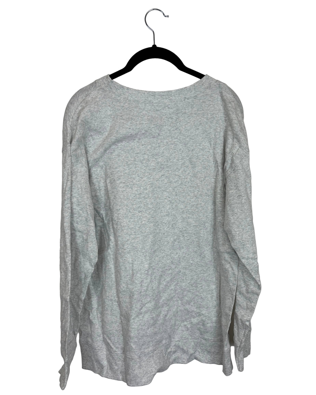 Light Heather Gray Crew Neck - Size 0/2