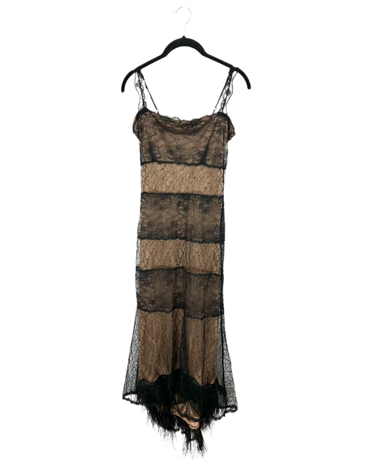 Betsey Johnson Black Lace Dress - Size 6