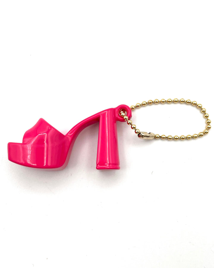 Pink Larroude Heel Keychain