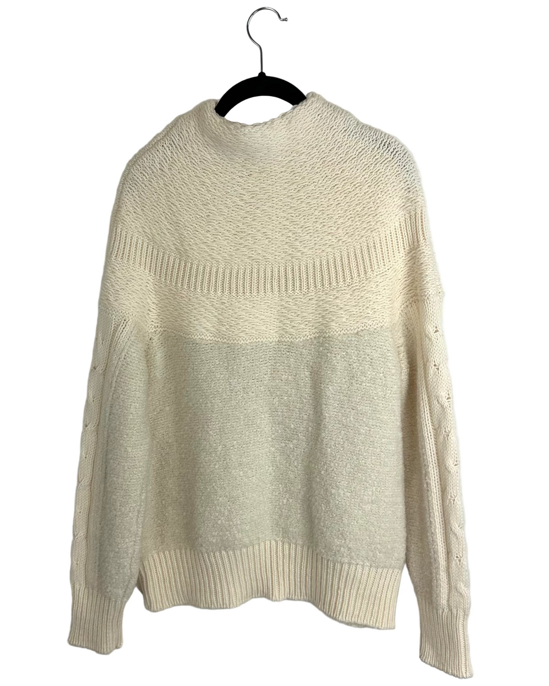 White Knit Sweater - Size 6/8