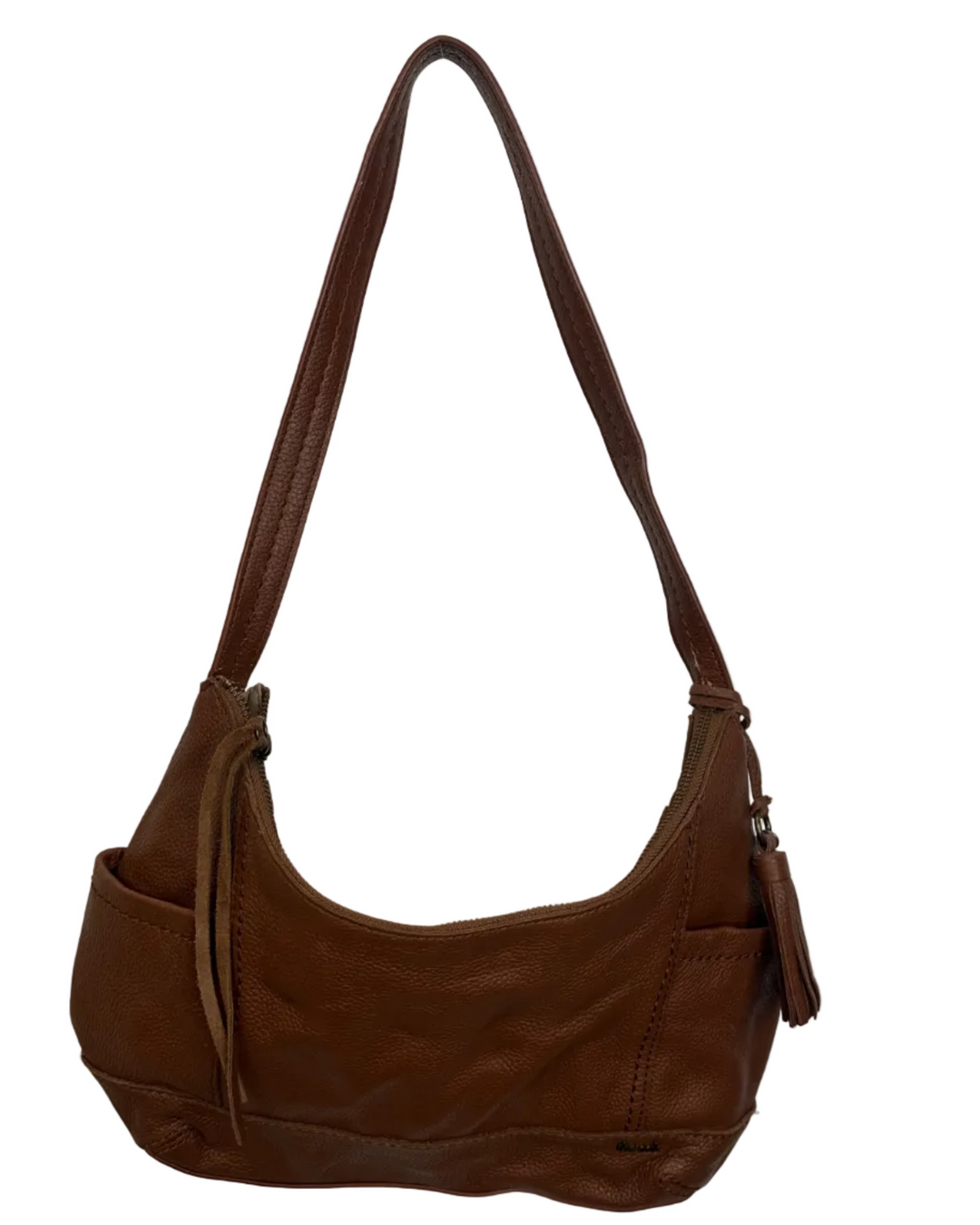 Chestnut Brown Leather Shoulder Bag