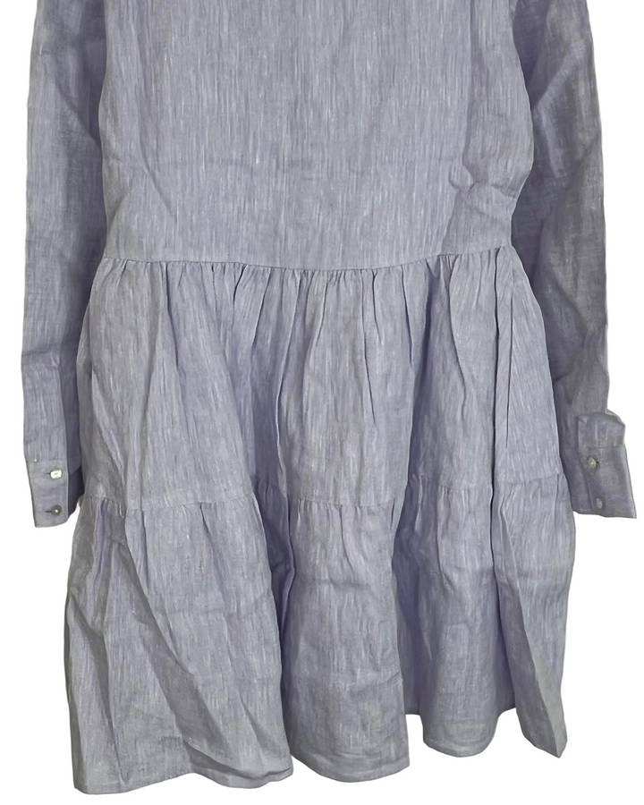 Light Purple Linen Dress - XS, S, M, L, XL