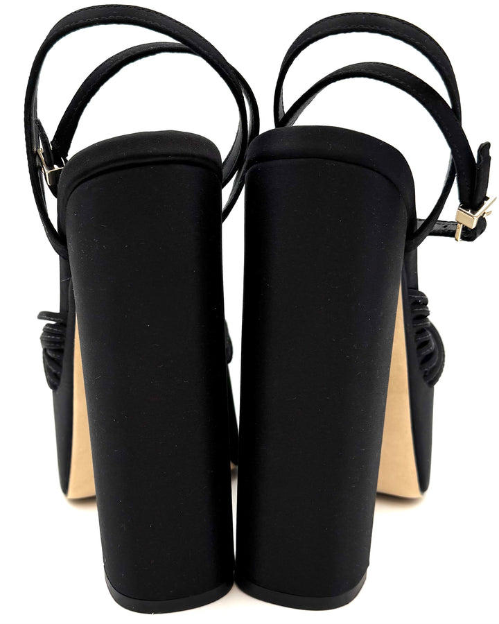 Black Platform Heels - Size 10