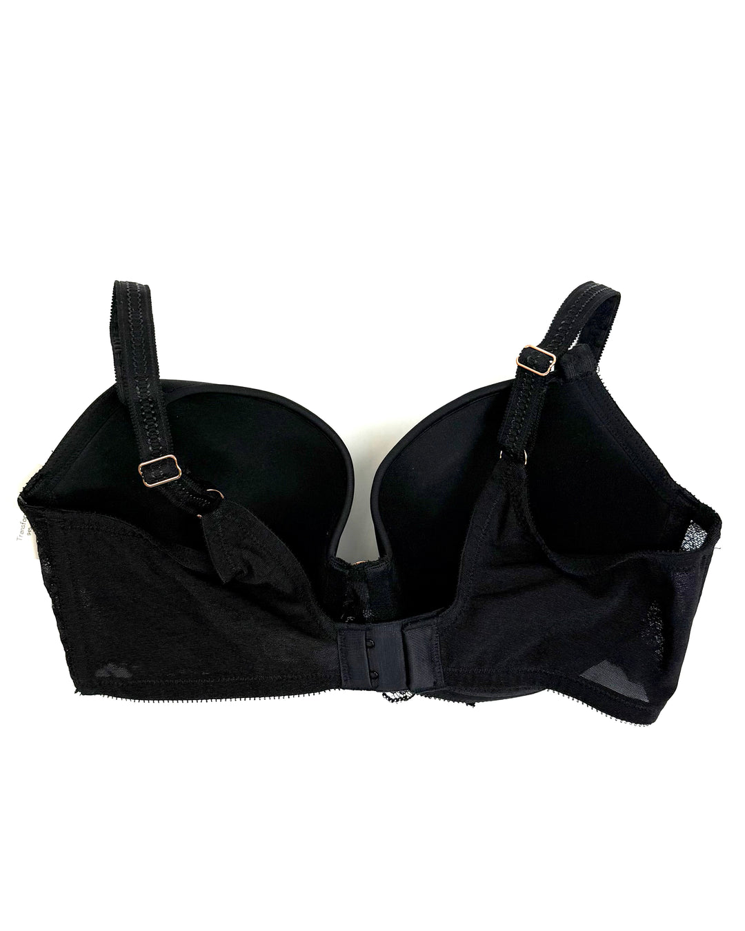 Jet Black Lace Bra - 34D