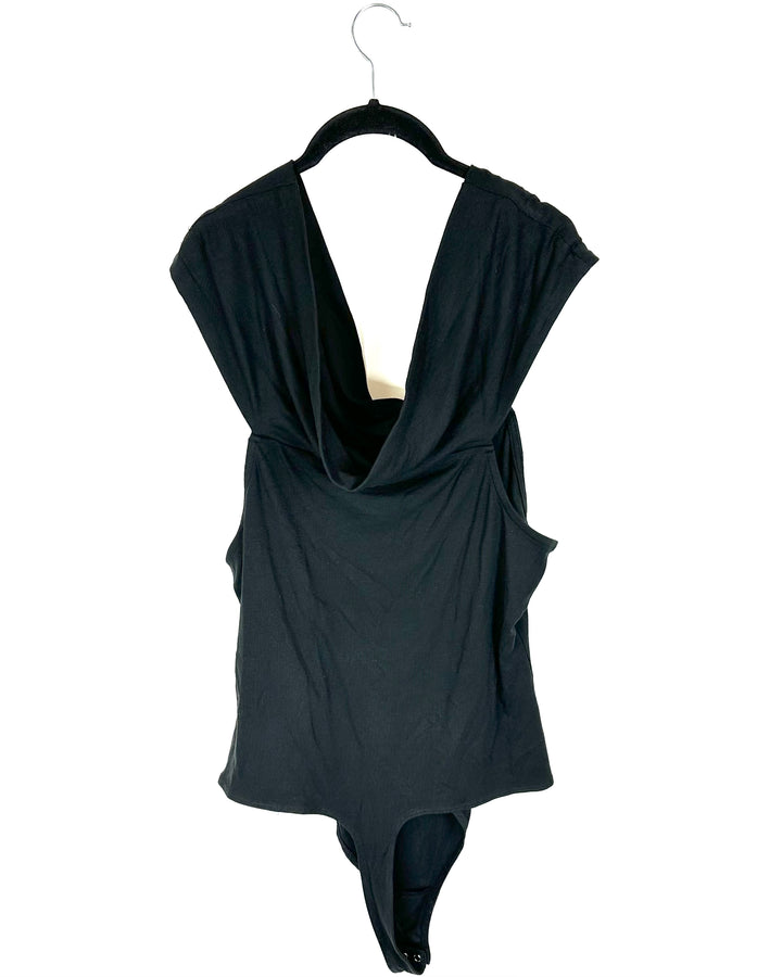 Black Off The Shoulder Body Suit - Extra Large