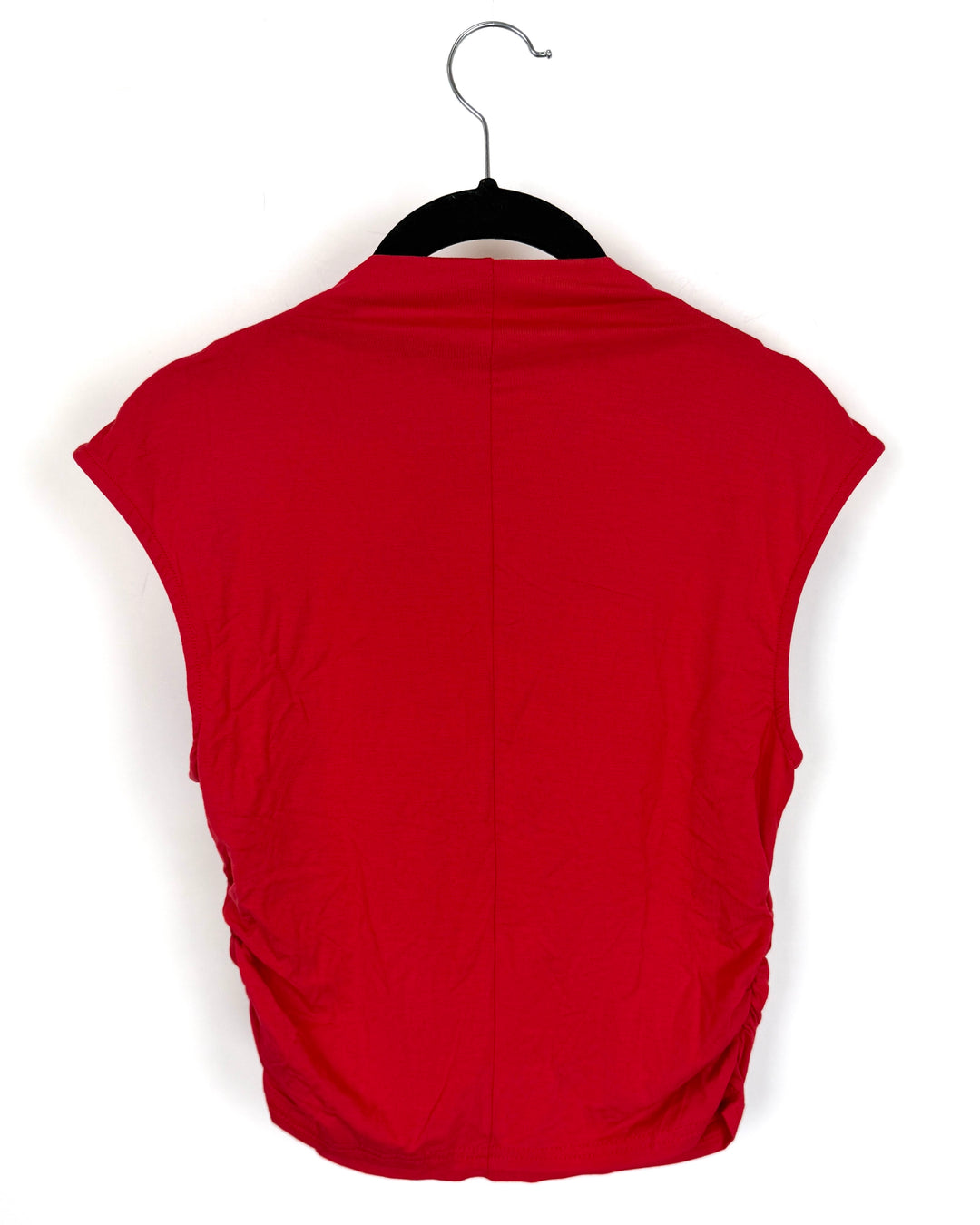 Red Mock Neck Top - Size 2/4