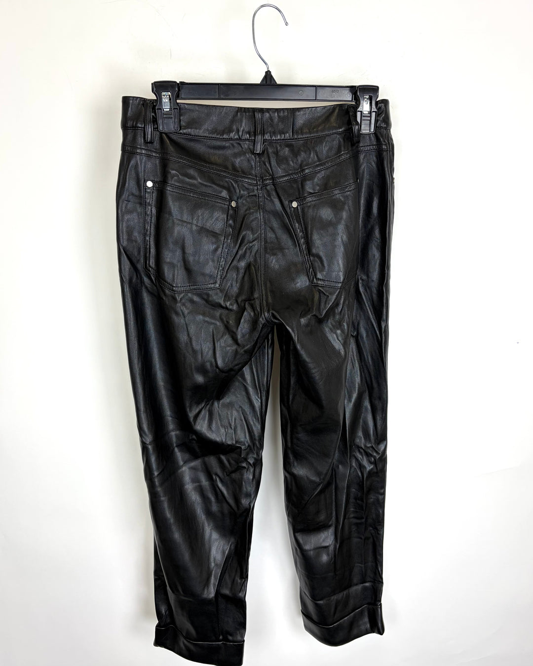 Faux Leather Pants - Size 4