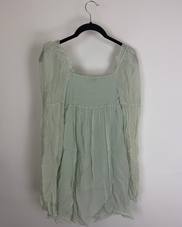 Mint Green Ruffle Tunic - Size 0/2