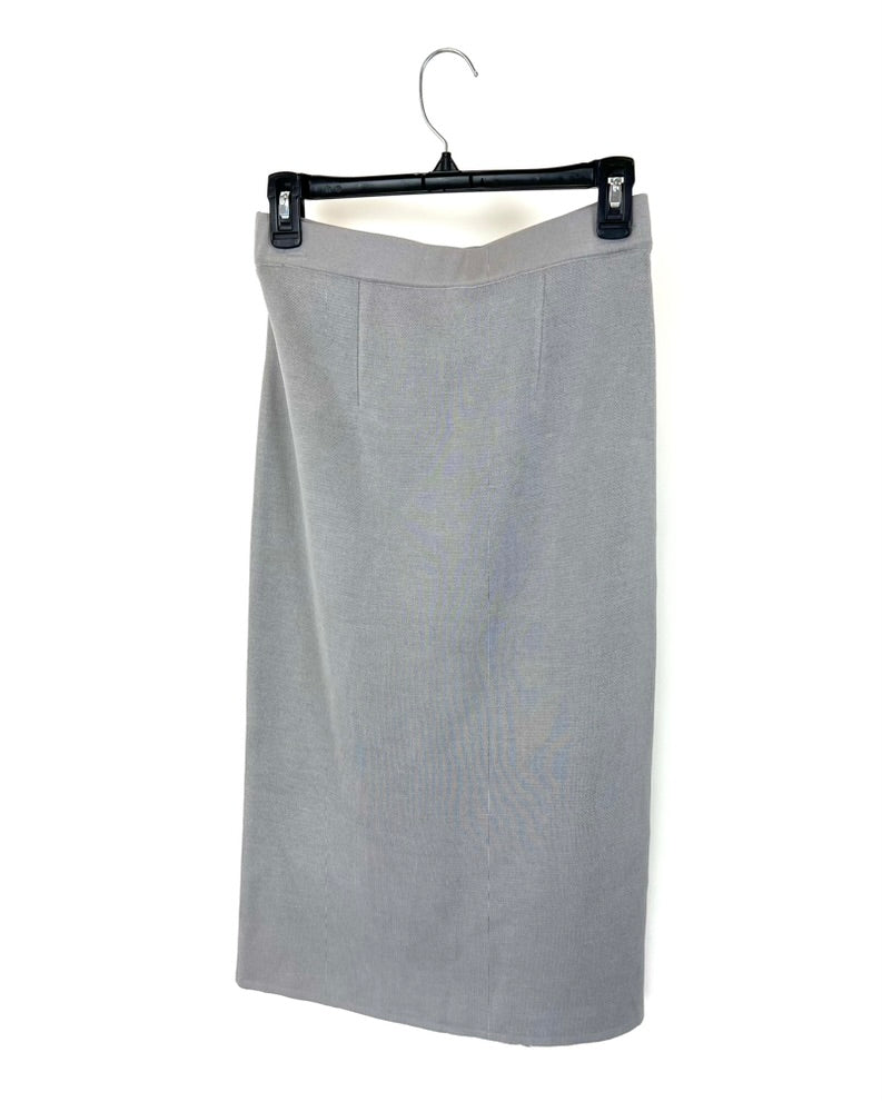 Grey Pencil Skirt - Size 2-4