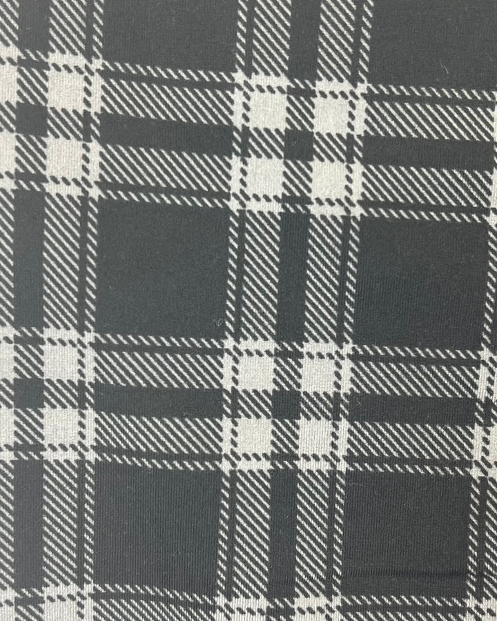 Gray and Black Plaid Leggings - Small, Medium, Large, and Extra Large