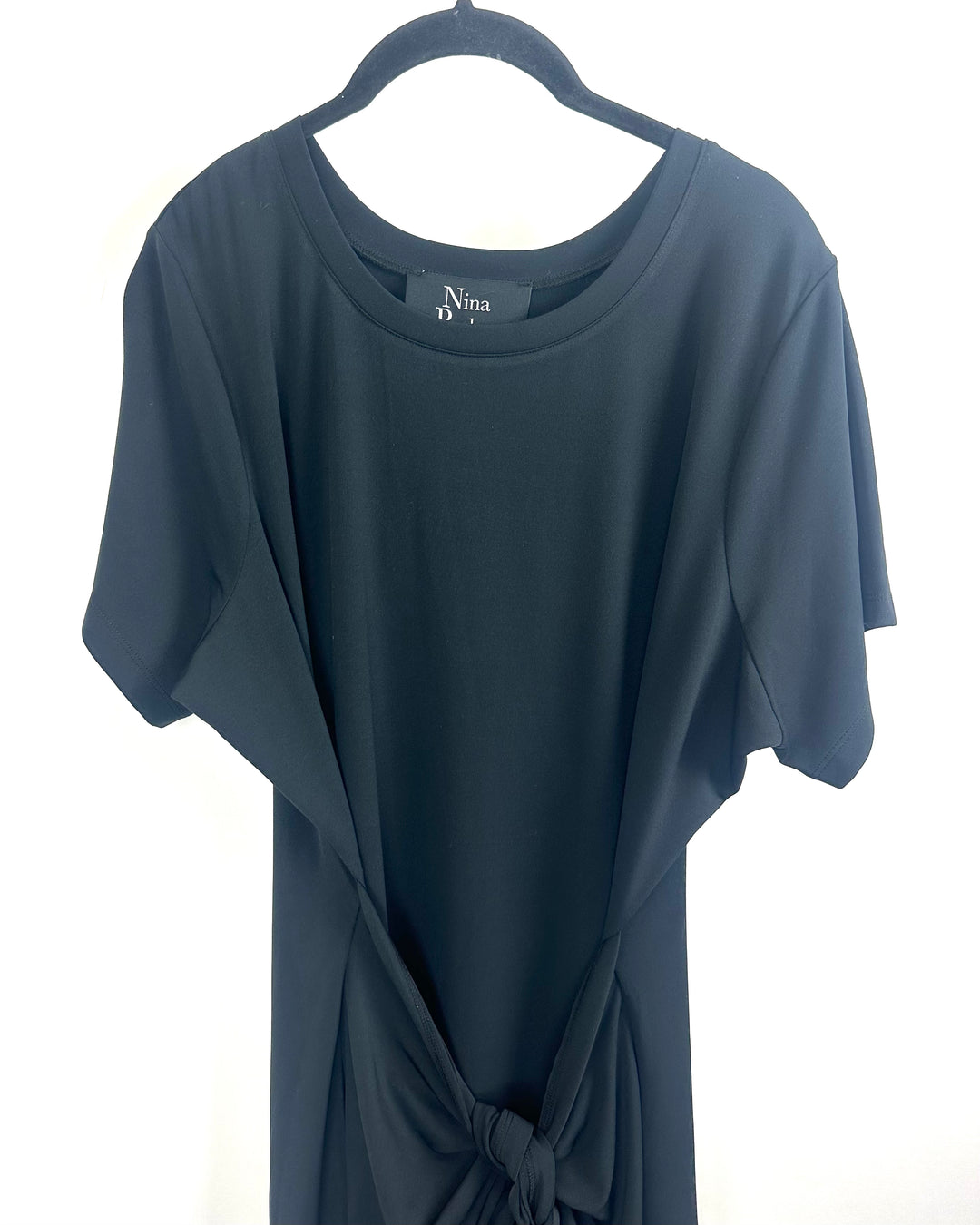 Black Wrap Bottom Dress - Size 1x