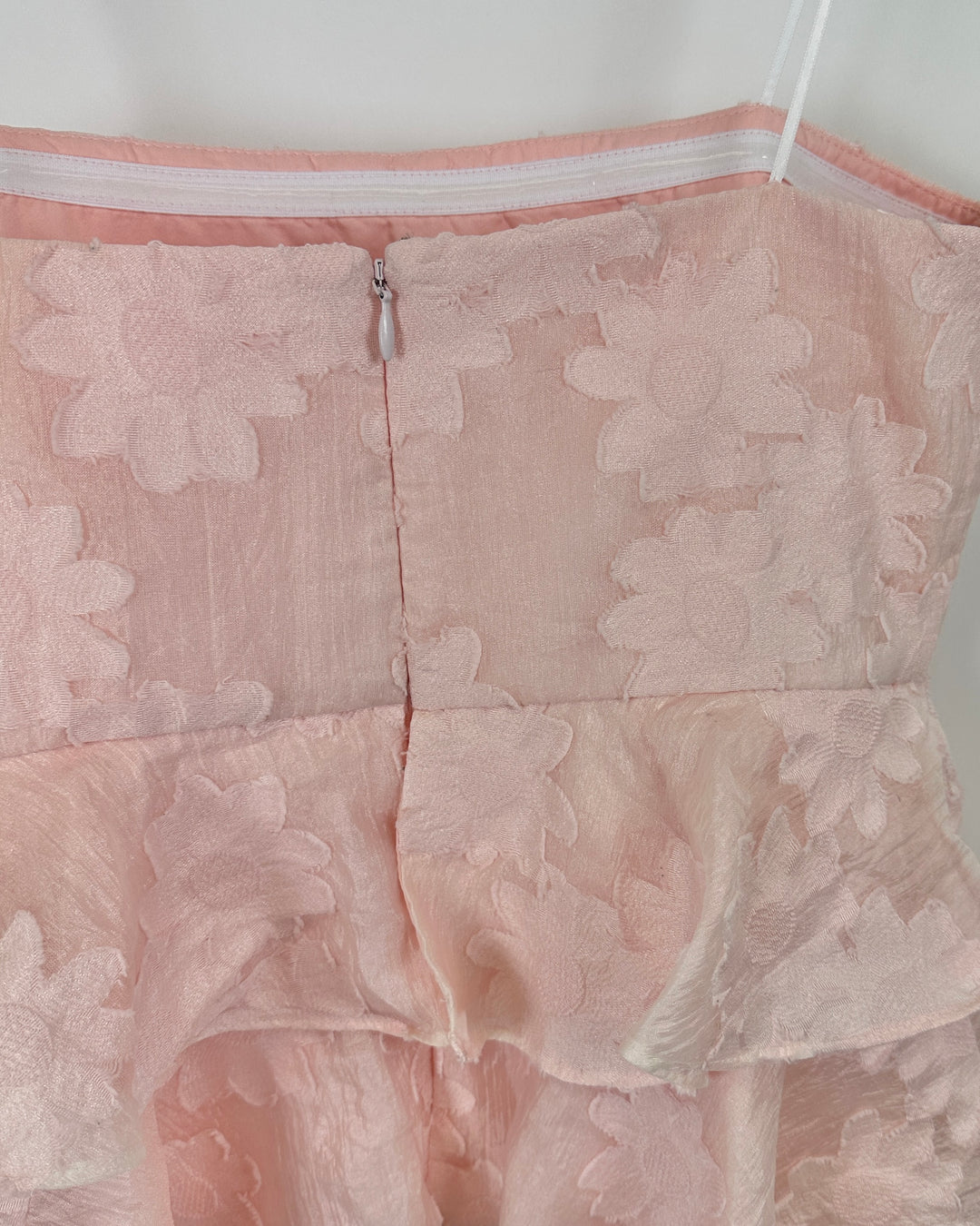 Pink Strapless Top - Size 4-6