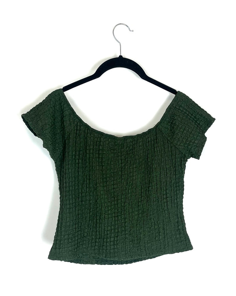 Cropped Green Short Sleeve - Size 4/6