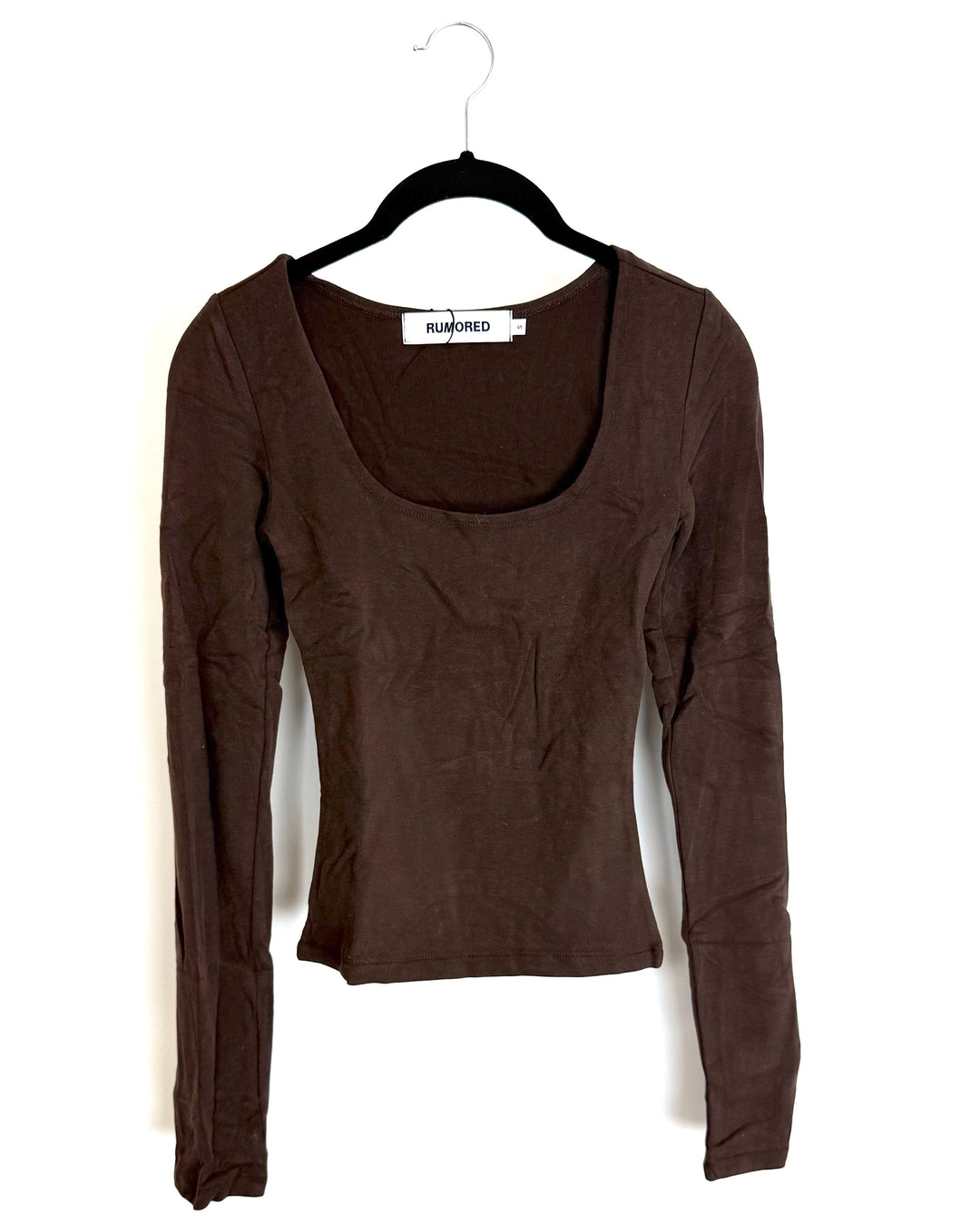 Brown Long Sleeve Top - Size 0/2