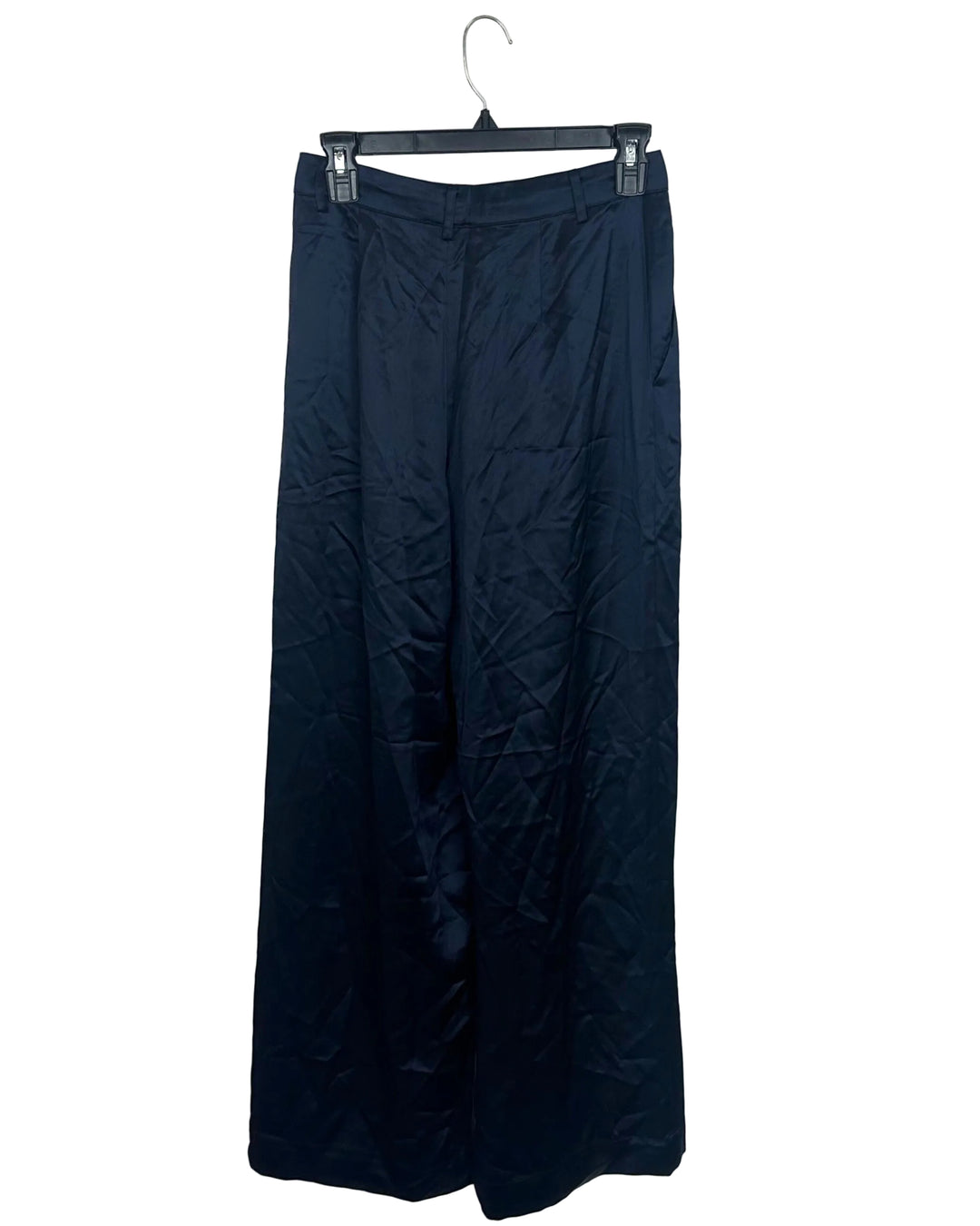 Navy Blue Wide Leg Trousers - Size 0/2 and 2/4
