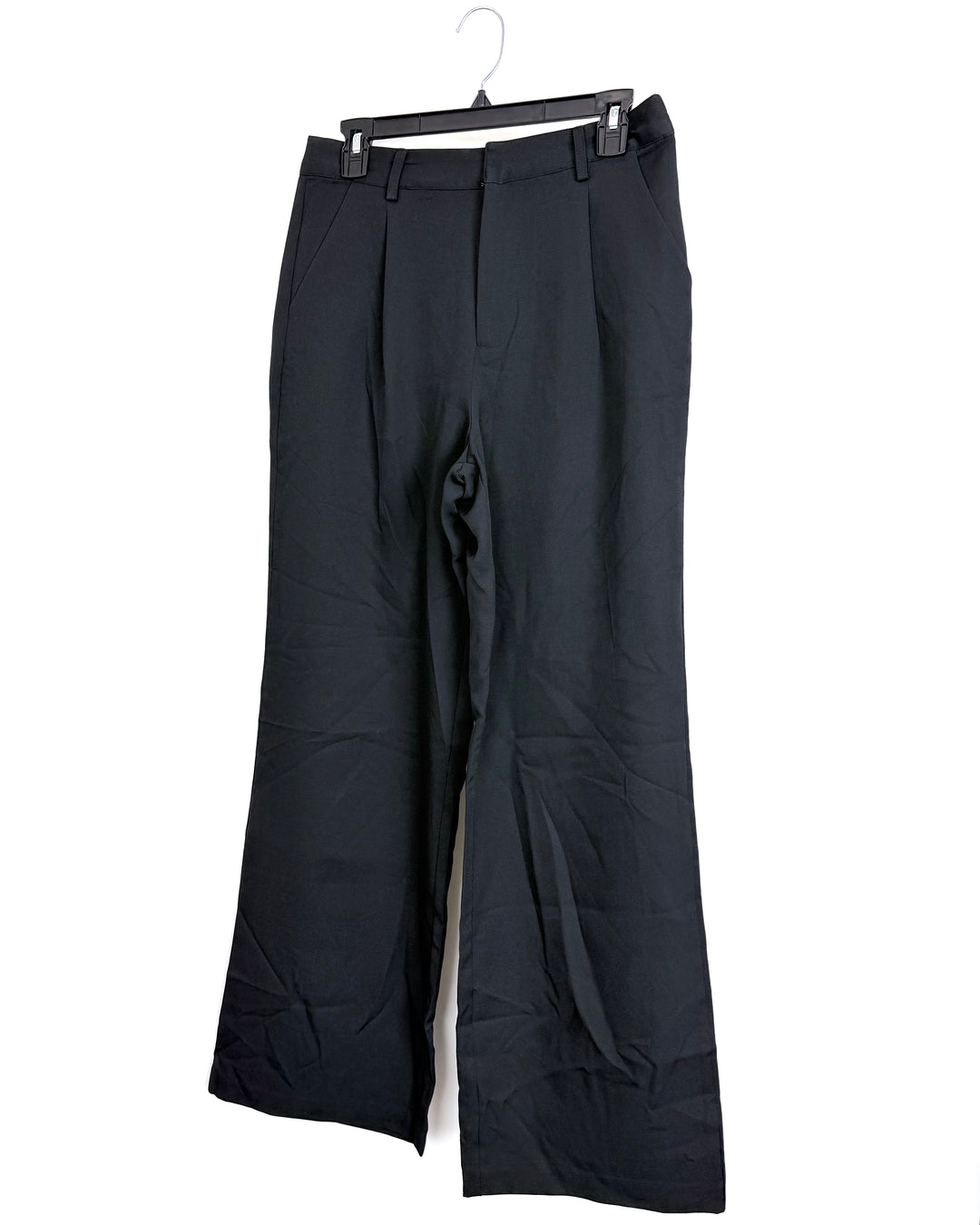 Kohl Black Wide-Leg Trousers - Size 4
