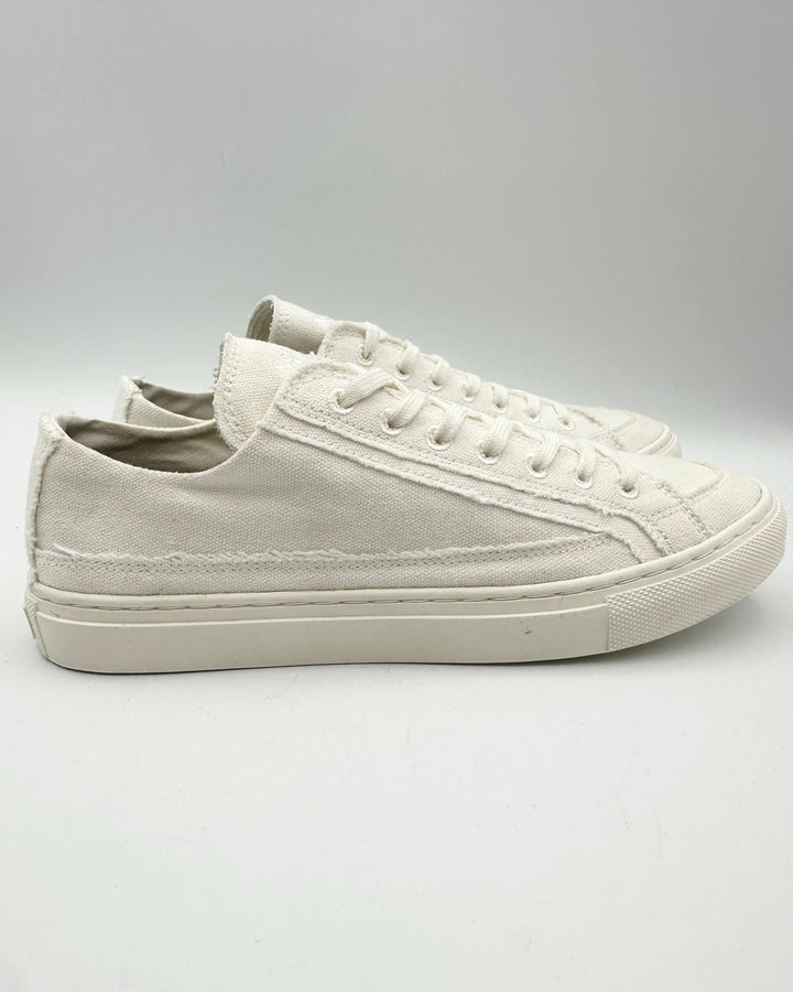White Canvas Sneaker - Size 6