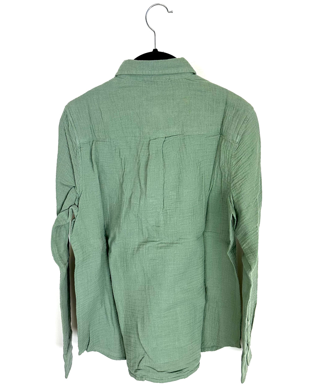 Fern Green Button Up Blouse - Size 0/2 and 8/10