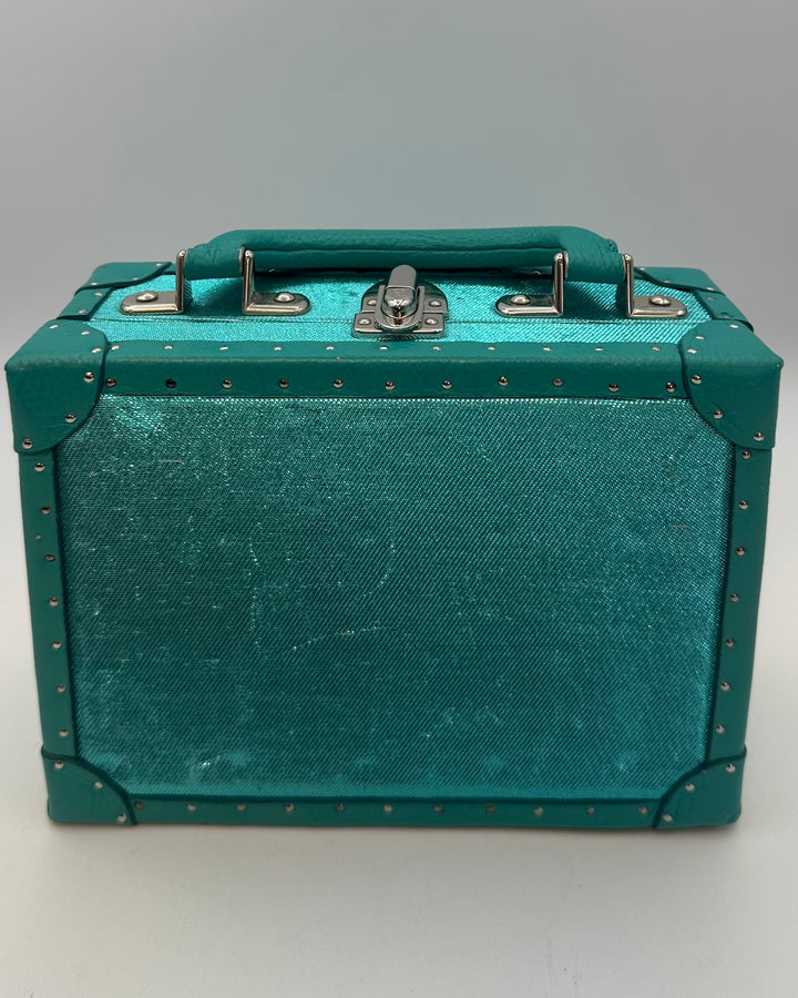 Teal Rectangle Structured Bag