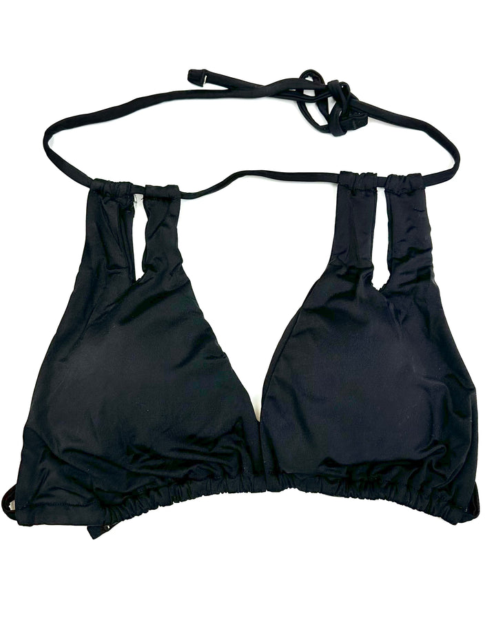 Black Cut Out Bikini Top - Small