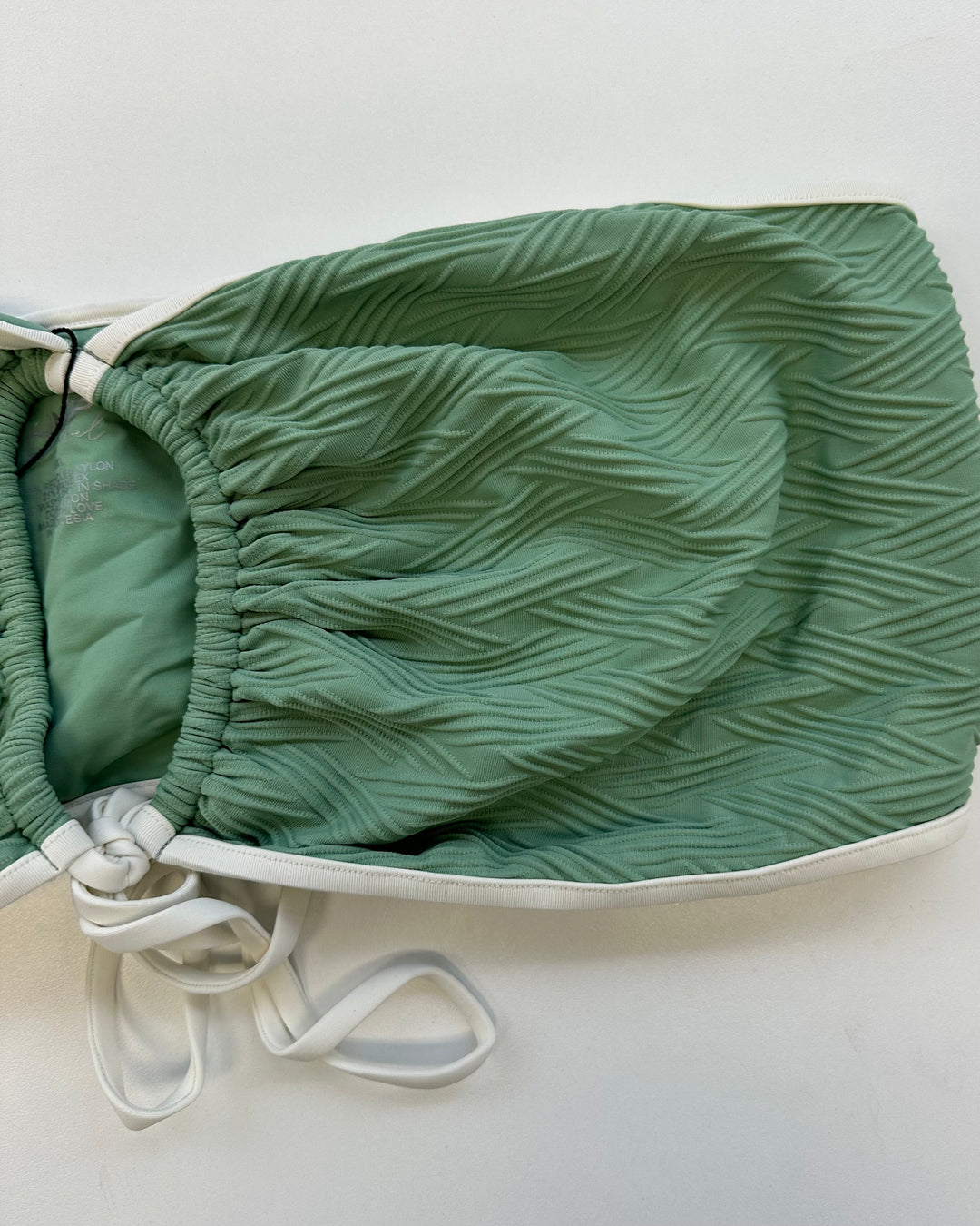 Olive Green Bandeau Bikini Top -  Extra Extra Large