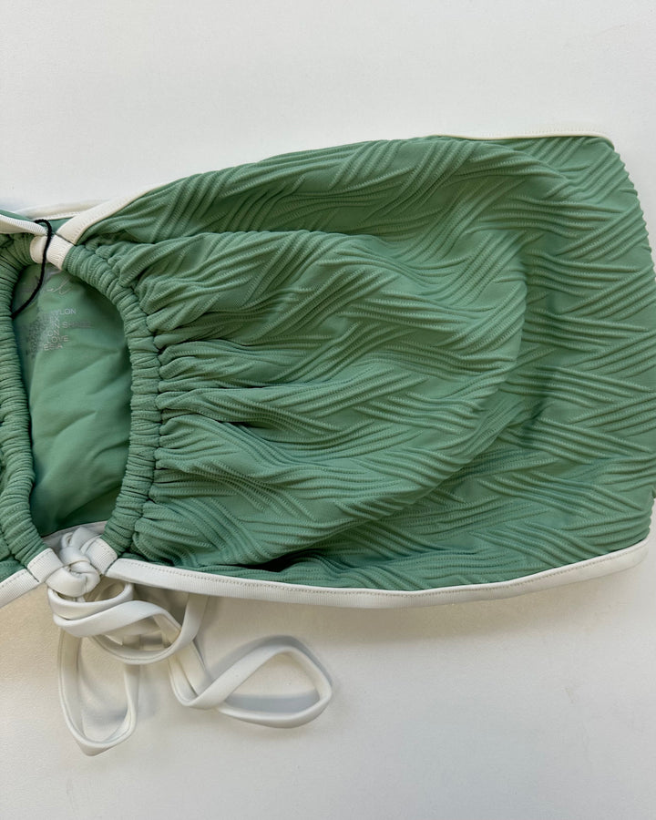 Olive Green Bandeau Bikini Top -  Extra Extra Large