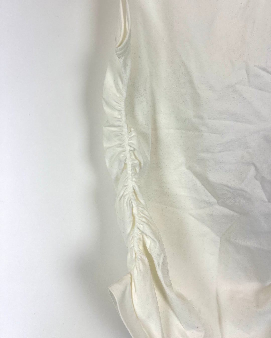 White Boat Neck Top- Medium