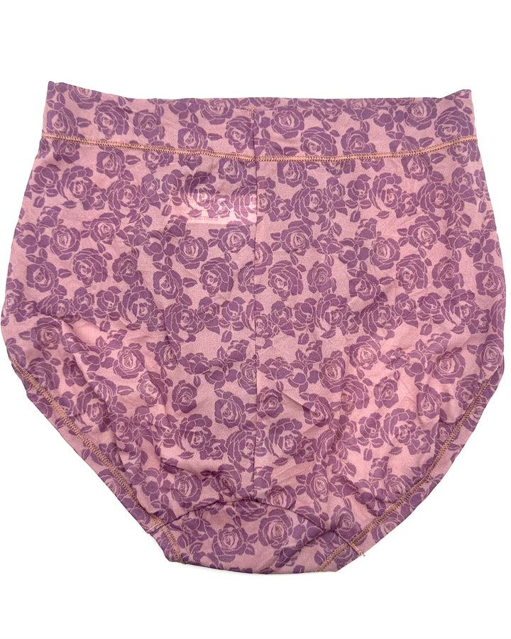 Mauve And Purple High Waist Brief Underwear Pack of 5 - Medium