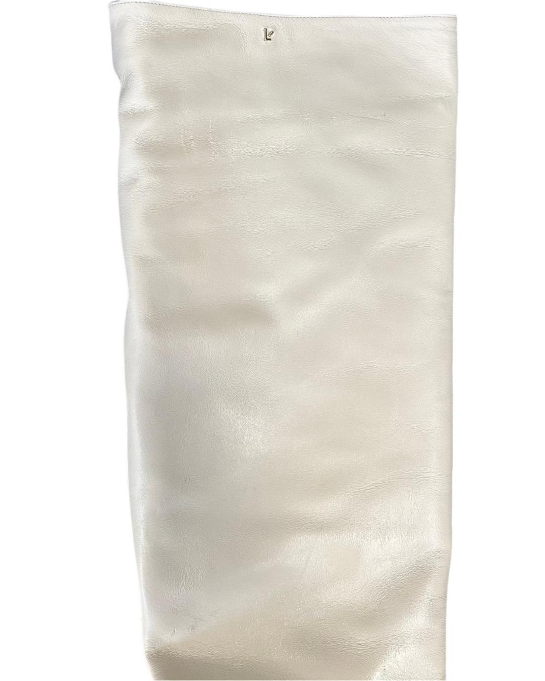 Ivory Tall Pointed Toe Boots - Size 9, 10 and 11
