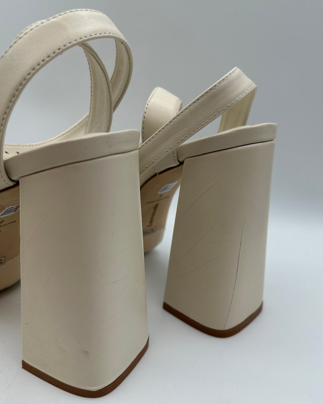 Ivory Ultra Platform Sandals - Size 7.5 and 9