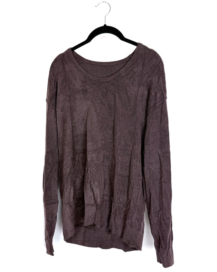 Mocha Soft Knit Sweater – Size 6/8