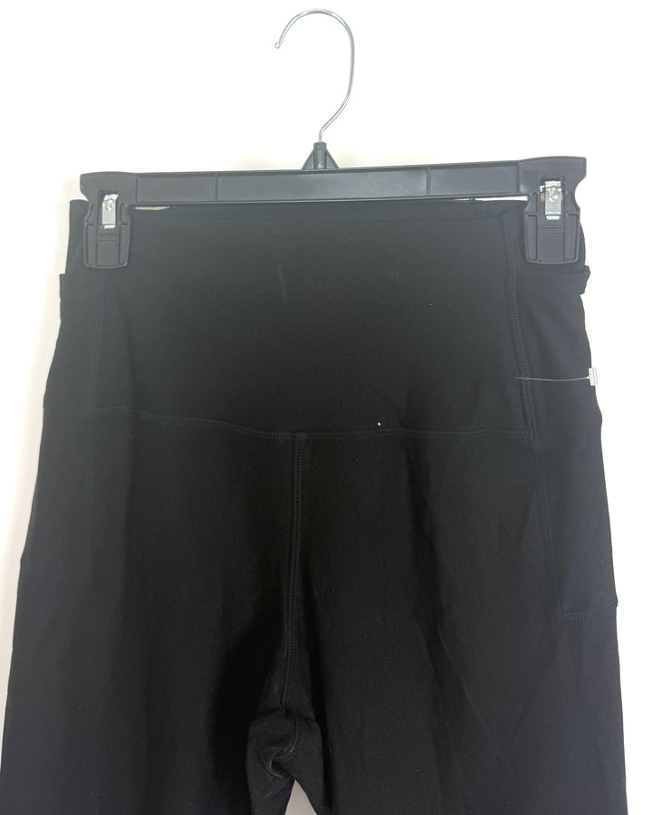 Black Soft Biker Shorts - Size 0/2 and 2/4