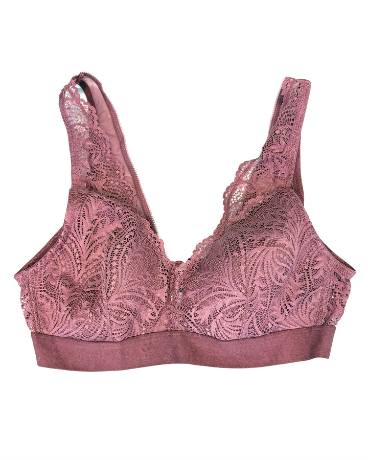 Charm Pink Lace Bralette - Small