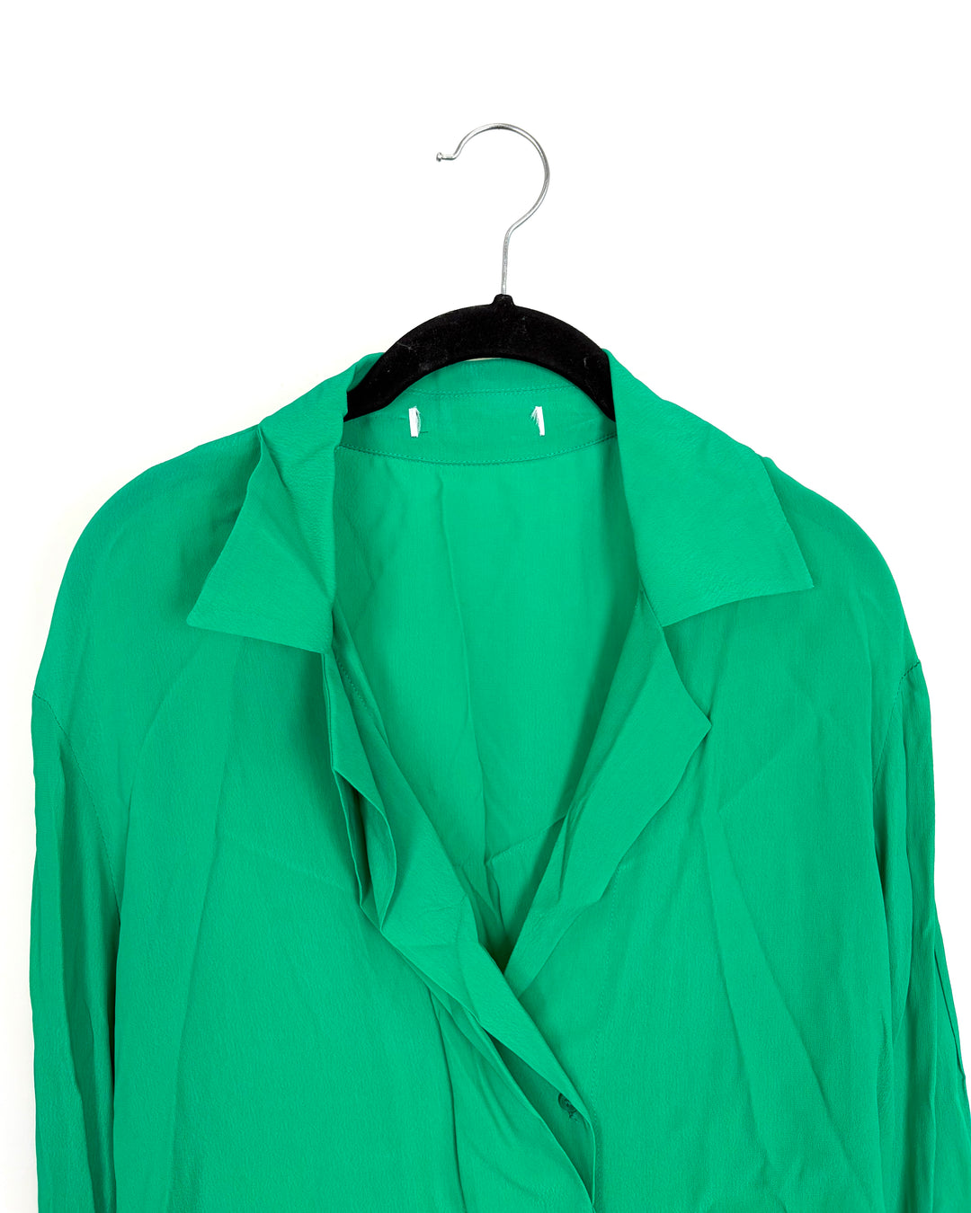 Green Long Sleeve Top - Size 4/6