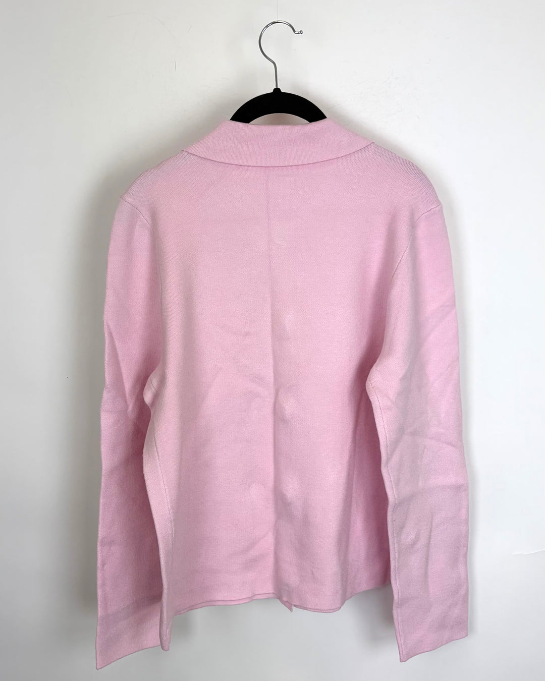 Blush Pink Flowered Collar Sweater - Size 8/10