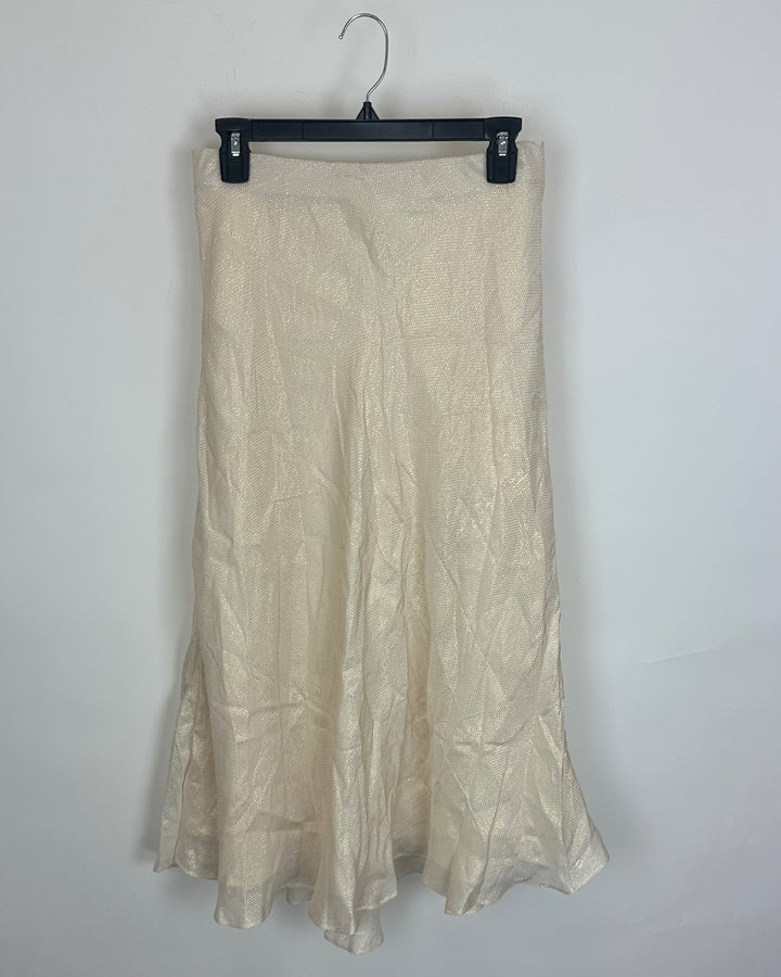Champagne-Toned Shimmery Skirt - Size 0/2, 2/4, 4/6