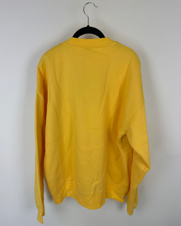 Unisex Mustard Yellow Crewneck - Mens Medium / Women Large