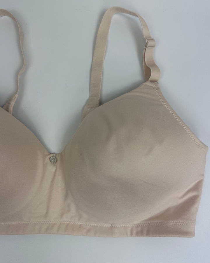Beige Wireless Bra -38C and 42DDD