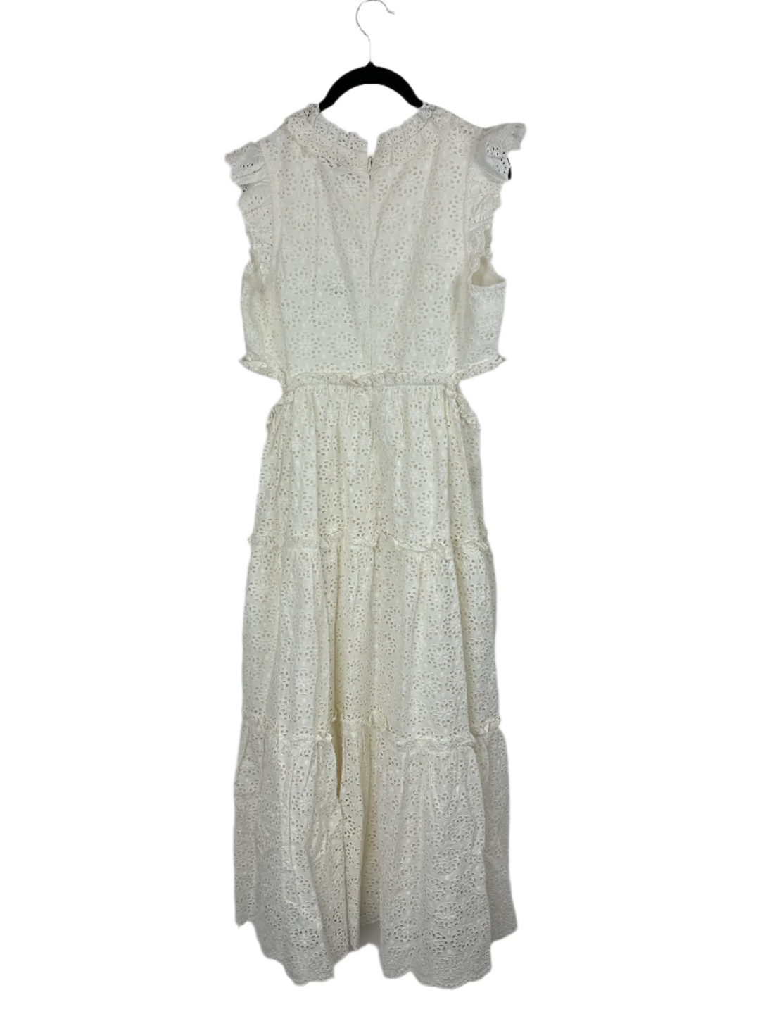 White Eyelet Cutout Dress -Small and Medium