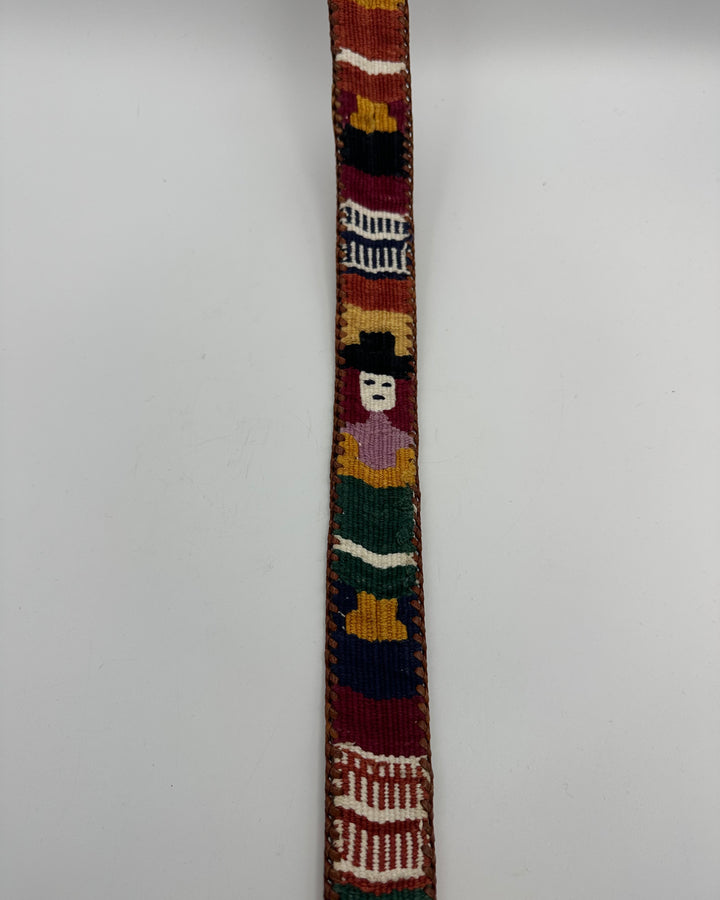 Brown Belt With Stitching