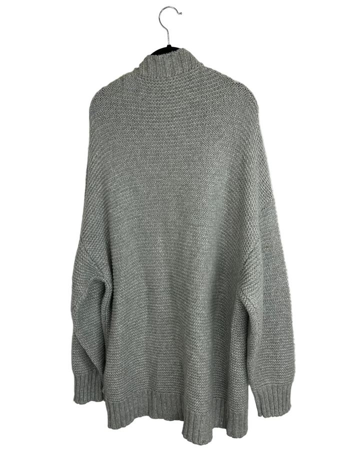 Grey Knit Cardigan - Size 10/12