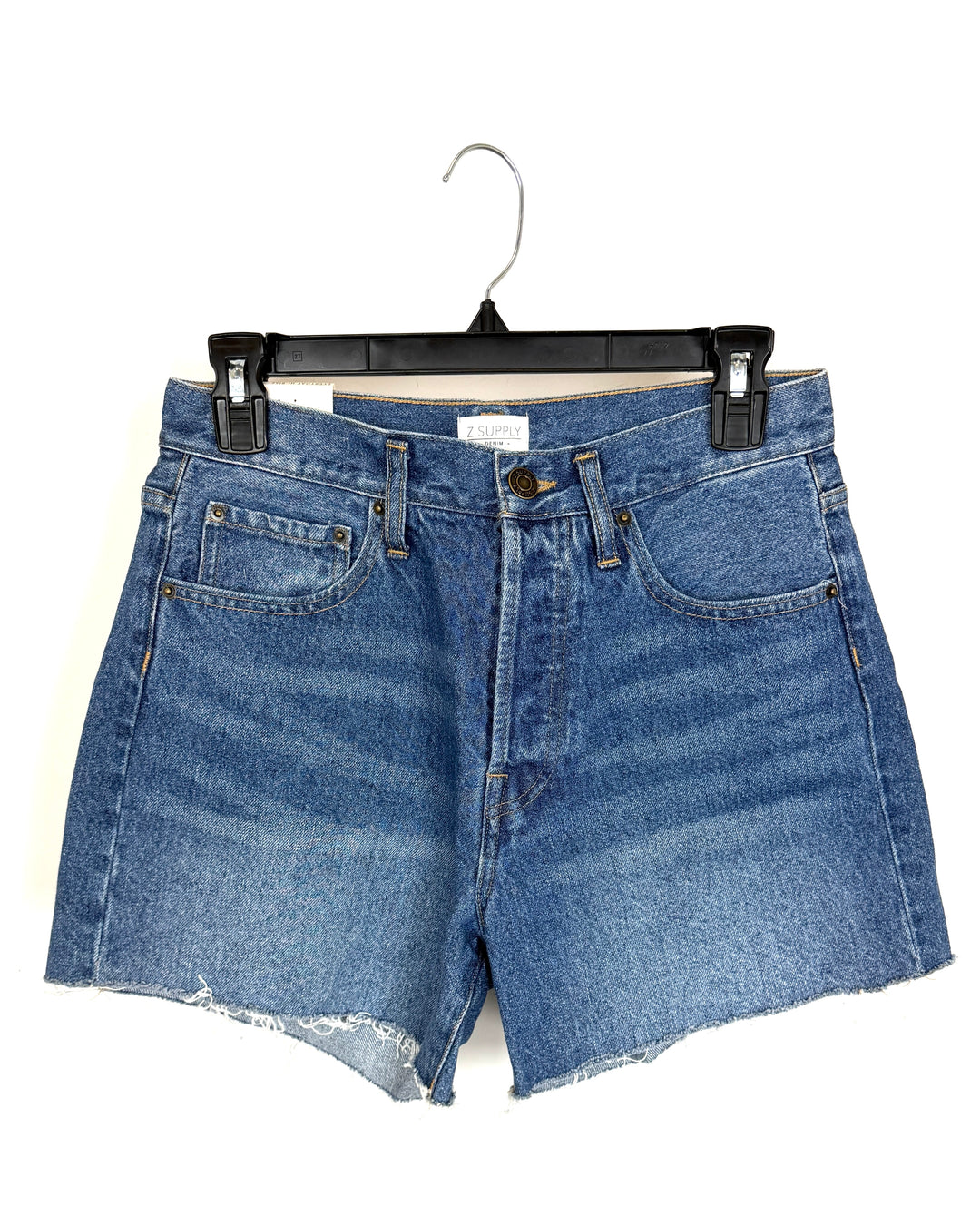Frayed Denim Shorts - Size 26