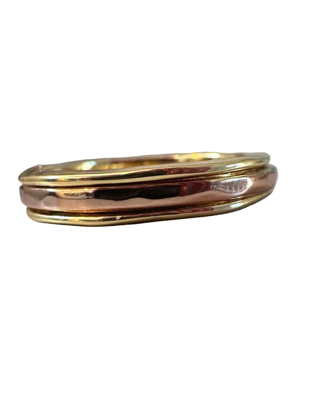 Rose Gold & Gold  "What Goes Around" Ring - Size 7