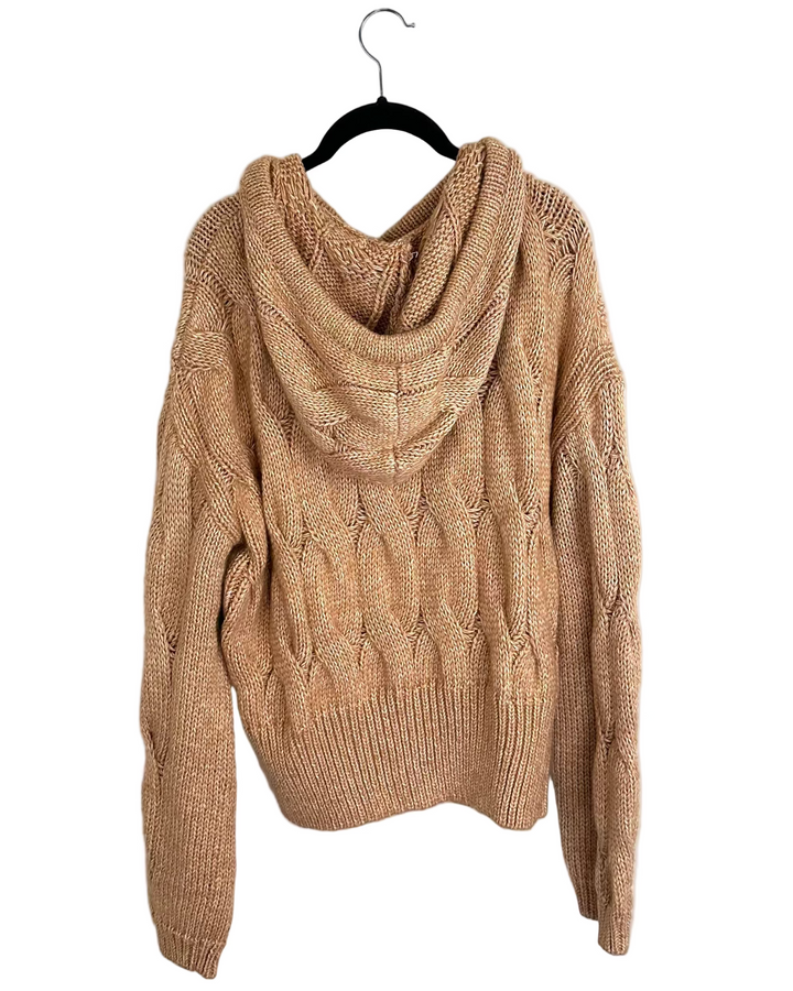 Tan Knit Sweater - Size 8/10