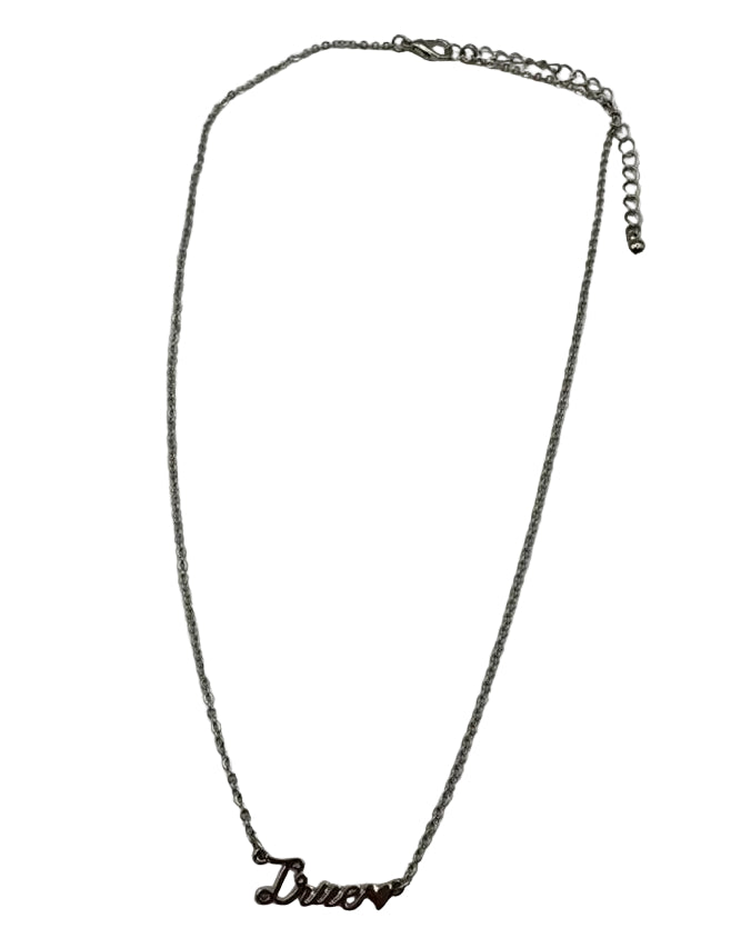Silver Dainty True Love Necklace
